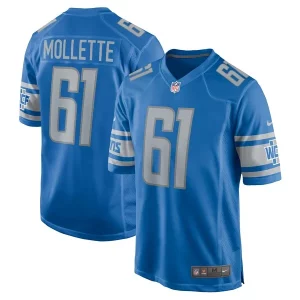 Luxurious Alex Mollette Detroit Lions Nike Team Game Jersey