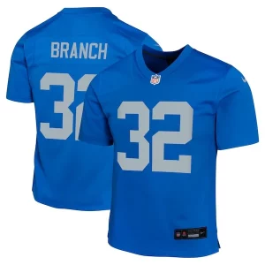 Marvelous Brian Branch Detroit Lions Nike Youth Alternate Game Jersey