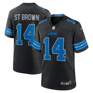 Gorgeous Amon-Ra St. Brown Detroit Lions Nike 2nd Alternate Game Jersey