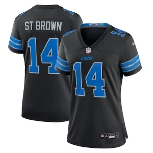 Outstanding Amon-Ra St. Brown Detroit Lions Nike Women's 2nd Alternate Game Jersey