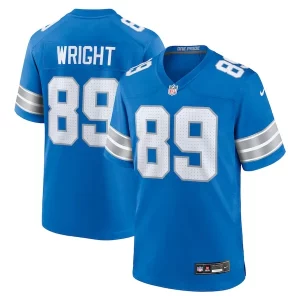 Premium Brock Wright Detroit Lions Nike Team Game Jersey