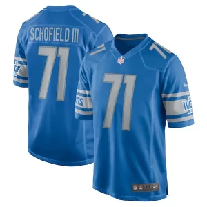 Luxurious Michael Schofield Detroit Lions Nike Game Jersey
