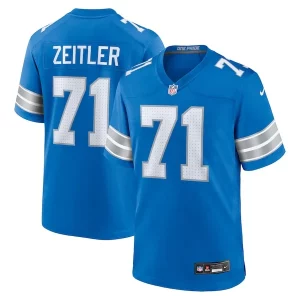 Finest Kevin Zeitler Detroit Lions Nike Game Jersey