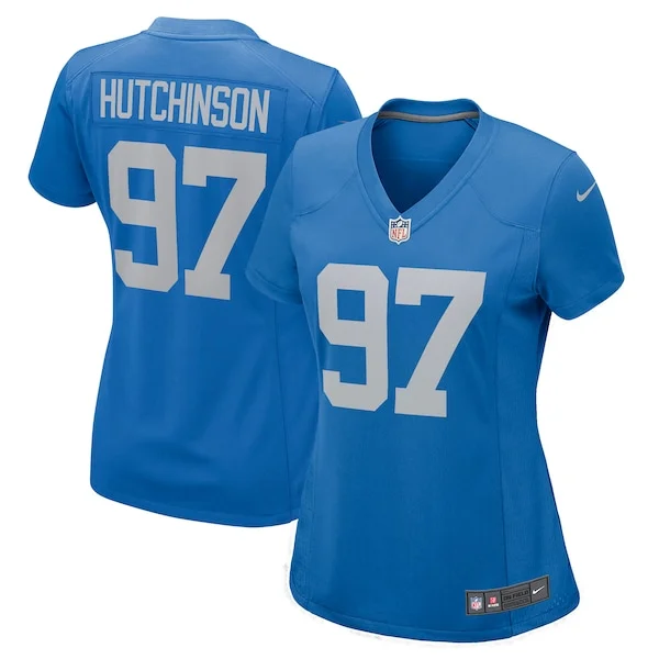 Marvelous Aidan Hutchinson Detroit Lions Nike Women's Player Jersey