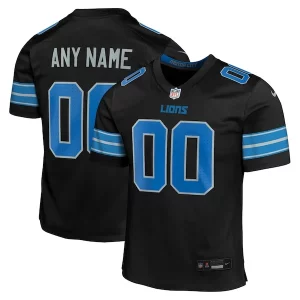 Premium Detroit Lions Nike Youth Alternate Custom Game Jersey