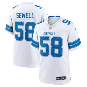 Exquisite Penei Sewell Detroit Lions Nike Game Jersey