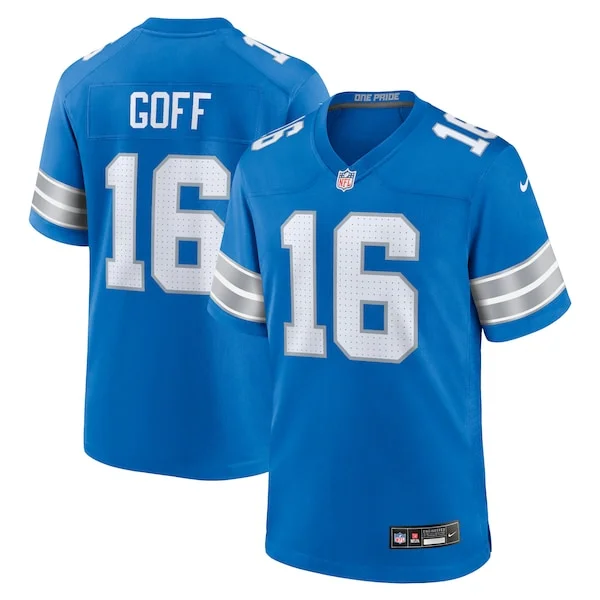 Exquisite Jared Goff Detroit Lions Nike Game Jersey