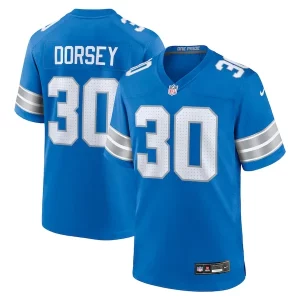 Premium Khalil Dorsey Detroit Lions Nike Team Game Jersey