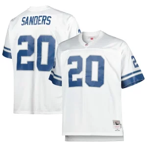 Gorgeous Barry Sanders Detroit Lions Big & Tall 1996 Retired Player Replica Jersey
