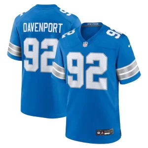 Superb Marcus Davenport Detroit Lions Nike Team Game Jersey