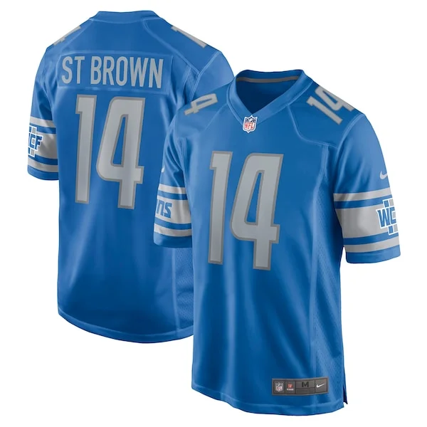 Superb Amon-Ra St. Brown Detroit Lions Nike Game Player Jersey