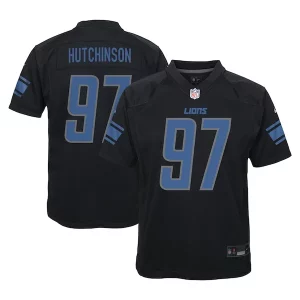 Outstanding Aidan Hutchinson Detroit Lions Nike Youth Game Jersey