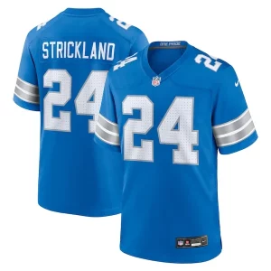 Outstanding Loren Strickland Detroit Lions Nike Team Game Jersey