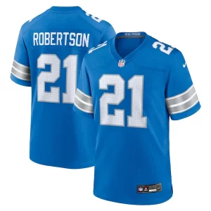 Premium Amik Robertson Detroit Lions Nike Game Jersey