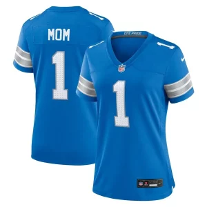 Outstanding Number 1 Mom Detroit Lions Nike Game Jersey