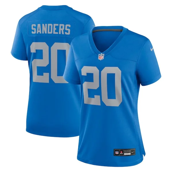 Superb Barry Sanders Detroit Lions Nike Women's Alternate Game Jersey