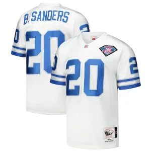 Luxurious Barry Sanders Detroit Lions 1994 Authentic Throwback Retired Player Jersey