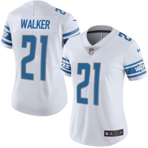 Superb Lions #21 Tracy Walker White Women's Stitched NFL Vapor Untouchable Limited Jersey