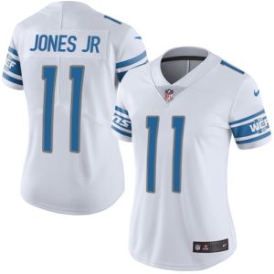 Outstanding Lions #11 Marvin Jones Jr White Women's Stitched NFL Vapor Untouchable Limited Jersey