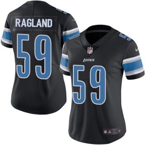 Finest Lions #59 Reggie Ragland Black Women's Stitched NFL Limited Rush Jersey