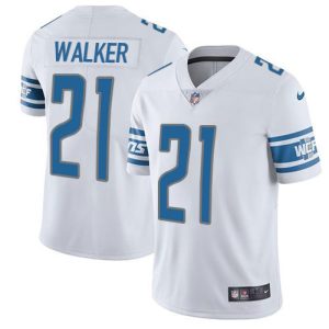Gorgeous Lions #21 Tracy Walker White Youth Stitched NFL Vapor Untouchable Limited Jersey