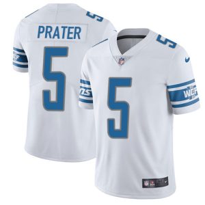 High quality Lions #5 Matt Prater White Youth Stitched NFL Vapor Untouchable Limited Jersey