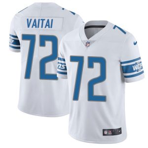 Outstanding Lions #72 Halapoulivaati Vaitai White Youth Stitched NFL Vapor Untouchable Limited Jersey