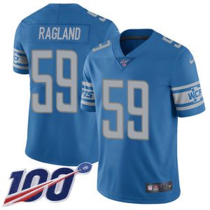 Superb Lions #59 Reggie Ragland Blue Team Color Youth Stitched NFL 100th Season Vapor Untouchable Limited Jersey