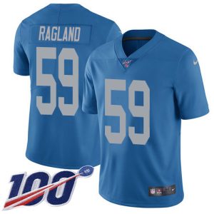 Superior Lions #59 Reggie Ragland Blue Throwback Youth Stitched NFL 100th Season Vapor Untouchable Limited Jersey