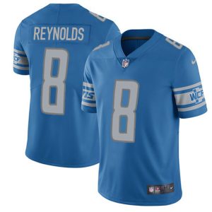 Gorgeous Lions #8 Josh Reynolds Blue Team Color Youth Stitched NFL Vapor Untouchable Limited Jersey