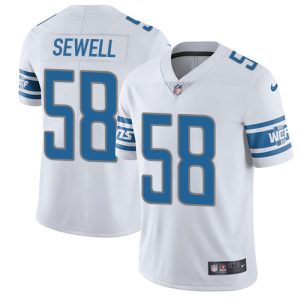 Outstanding Lions #58 Penei Sewell White Youth Stitched NFL Vapor Untouchable Limited Jersey