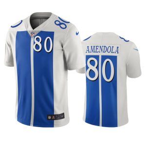Exceptional Detroit Lions #80 Danny Amendola White Blue Vapor Limited City Edition NFL Jersey