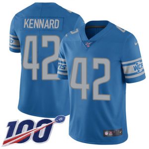 Superb Lions #42 Devon Kennard Blue Team Color Men's Stitched NFL 100th Season Vapor Untouchable Limited Jersey