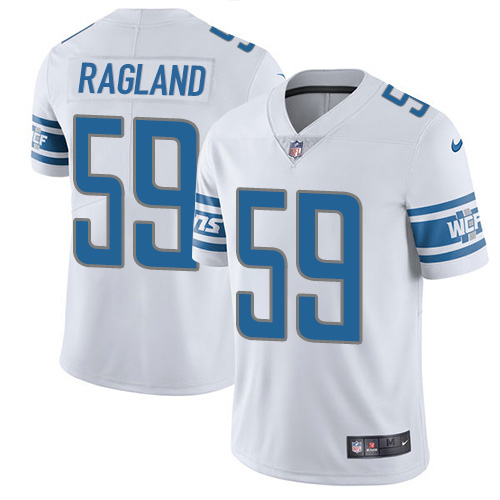 Superb Lions #59 Reggie Ragland White Men's Stitched NFL Vapor Untouchable Limited Jersey
