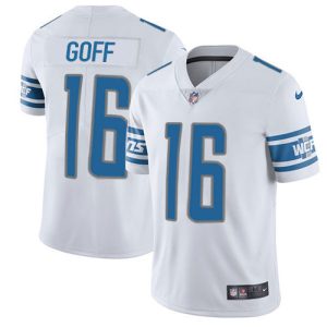 Marvelous Detroit Lions #16 Jared Goff White Men's Stitched NFL Vapor Untouchable Limited Jersey