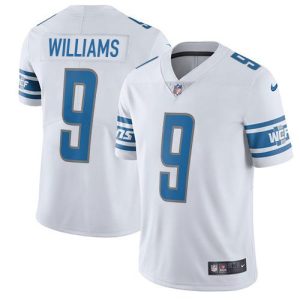 Superb Lions #9 Jameson Williams White Men's Stitched NFL Vapor Untouchable Limited Jersey